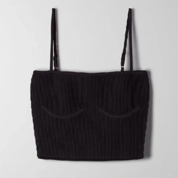 Aritzia Babaton Denzell Top in Black - Picture 1 of 3